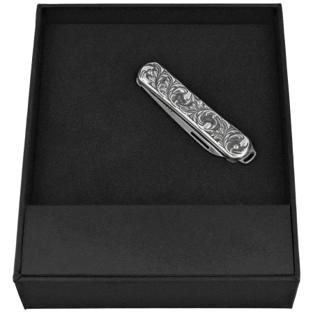 Fox Vulpis LE No 152/300 Pocket Knife Sterling Silver 925, Polished M390 (FX-VP130 AG)