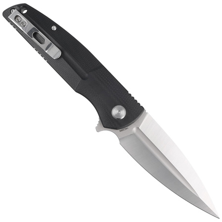 Nóż składany Bestech Fin Black G10, Satin 14C28N (BG34A-1)