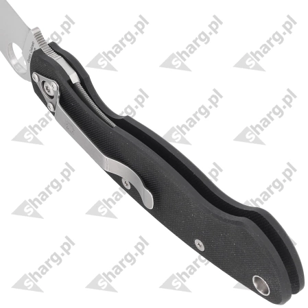 Nóż składany Spyderco Military Model G-10 Black Plain (C36GPE)