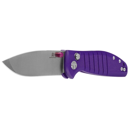 Bestechman Goodboy Jr. Knife Purple G10, Satin/Stonewashed D2 by Keanu Alfaro (BMK10C)