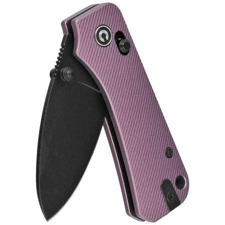 Civivi Baby Banter 2 Knife Purple Aluminum, Black Stonewashed Nitro-V by Ben Petersen (C23074-2)