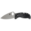 Spyderco LeafJumper Black FRN, Satin VG-10 by Sal Glesser (C262PBK)