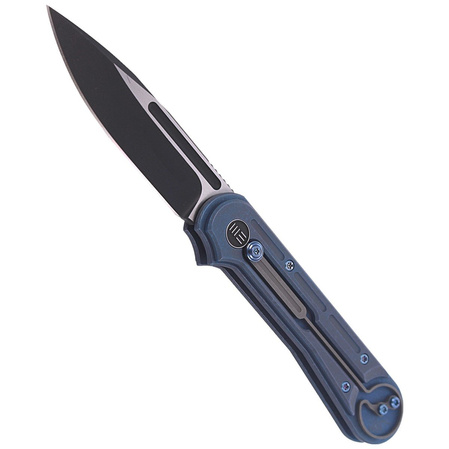 Nóż składany WE Knife Double Helix Blue Titanium, Black Stonewash CPM S35VN (815C)