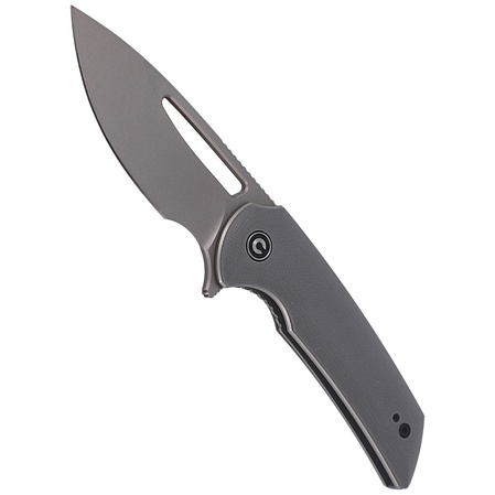 CIVIVI Knife Odium Gray G10, Stonewashed by Ferrum Forge Knife Works (C2010A)