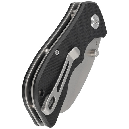 Nóż składany Kubey Karaji Black G10, Bead Blasted D2 (KU180A)