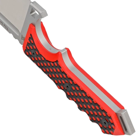 Nóż Midgards Messer The Little Thunrar Black/Red G10, Satin 14C28N by Ralph and Tina Zlobinsky (MM016)