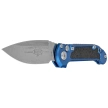 Microtech LUDT Gen III S/E Automatic Knife Blue Aluminum, Stonewashed M390MK by Tony Marfione (1135-10BL)
