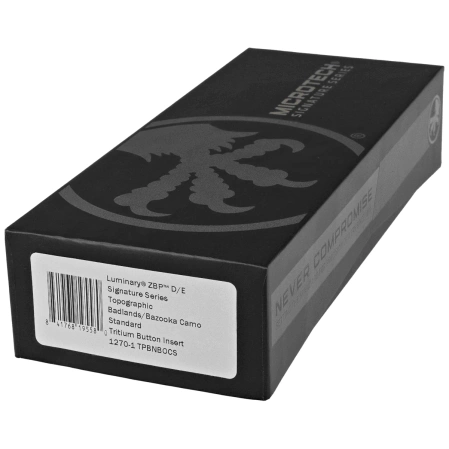 Nóż automatyczny OTF Microtech Luminary ZBP D/E Signature Topographic Badlands/Bazooka Camo Aluminium, Topographic Badlands/Bazooka Camo M390MK by Tony Marfione (1270-1TPBNBOCS)