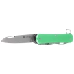 Fox Vulpis F4 OD Green Aluminium, Polished N690Co Pocket Knife (FX-VP130-F4 OD)