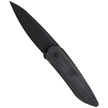 WE Knife Black Void Opus Black Titanium / Black G10, Black Stonewashed CPM 20CV by Justin Lundquist (2010D)