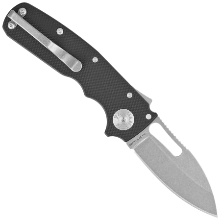 Nóż składany Demko Shark Cub Slicer Shark Black G10, Stonewashed CPM 20CV by Andrew Demko (SC-20CV-BLKG10-SS)