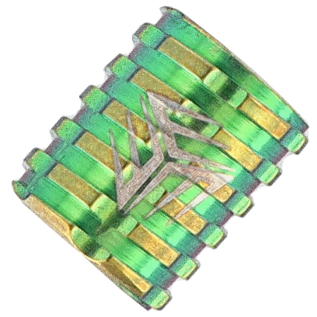WeKnife Titanium Paracord Bead, Green (A-02A)