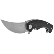 Kubey Knife Scimitar Black G10, Bead Blasted 14C28N (KU173K)