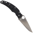 Spyderco Opus Black G-10 PlainEdge Knife (C218GP)
