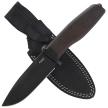 LionSteel Acha Knife Green Burlap Micarta, Black Stonewashed M390 by Molletta (AH B BLG)