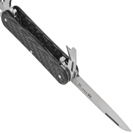 Fox Vulpis S4 Carbon Fiber 3K, Polished M390 Pocket Knife (FX-VP130-S4 CF)