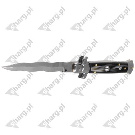 Frank Beltrame Kris Black 23cm switchblade knife (FB 23/81K)