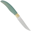 MAM Iberica S Folding Knife Turquoise Beech Wood, Brass HW, Satin (2010-TU)