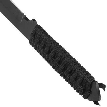 Martinez Albainox Black Army Knife Black Cord, Black 3Cr13MoV (32721)