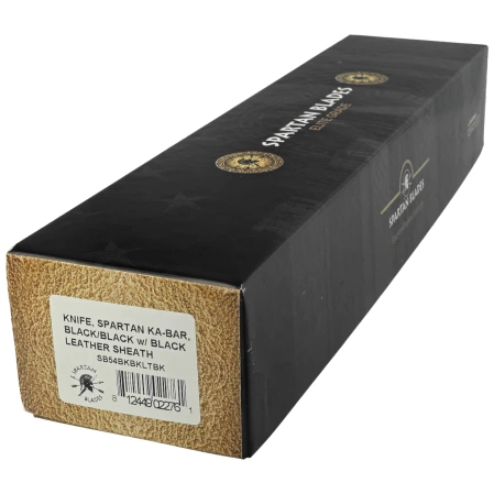 Spartan Blades Ka-Bar Knife Black Kraton G, Black PVD MagnaCut (SB54BKBKLTBK)