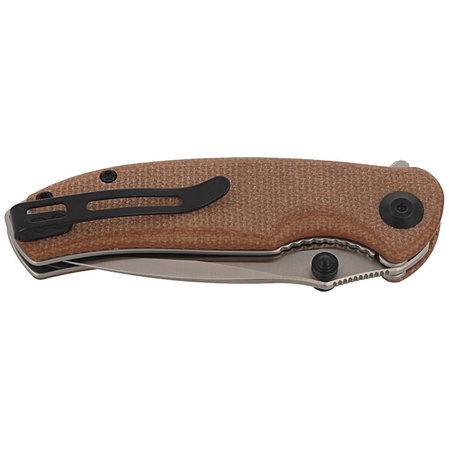 CIVIVI Knife Pintail Brown Micarta, Satin Finish (C2020A)