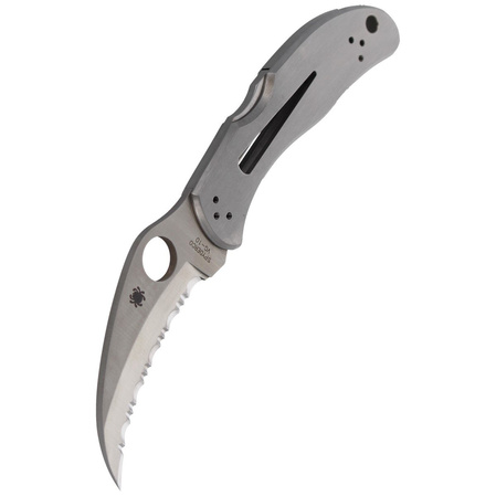 Spyderco Harpy Knife Stainless Steel, Satin Spyderedge VG-10 (C08S)