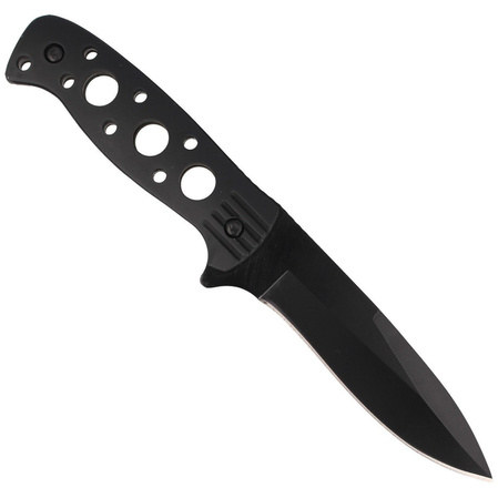 K25 RK-31574 Knife Black Aluminum, Black Titanium 7Cr17MoV