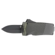 Tekto A5 Spry Mini D/E OD Green Aluminum OTF Knife, Black CPM S35VN