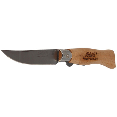 MAM Douro Pocket Knife with Blade Lock, Light Beech Wood 75mm (2006-LW)