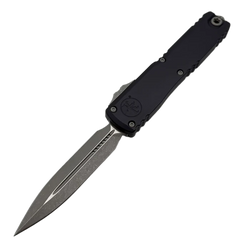 Microtech Ultratech Gen IV D/E OTF Knife Graphite Aluminum, Apocalyptic M390MK by Tony Marfione (11224-10APGP)