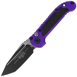 Microtech LUDT Gen III T/E Automatic Knife Purple Aluminum, Black M390MK by Tony Marfione (1136-1PU)