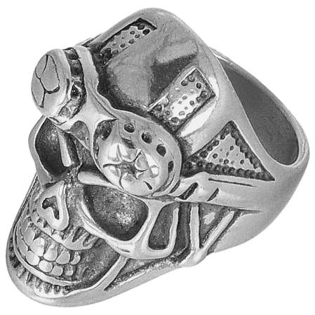 Tole 10 Imperial Skull Riding Ring Ø20 (16194-20)