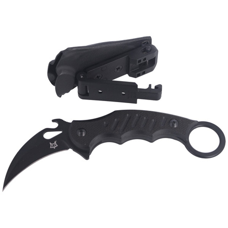 FOX Fixed Blade G10 Black, Black Idroglider  (FX-598)