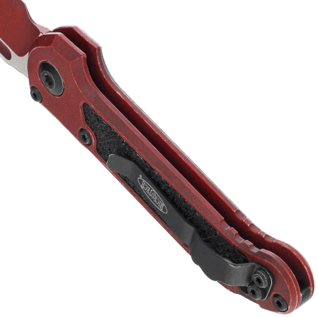 Nóż automatyczny Microtech LUDT Gen III T/E Cerakote Weathered Crimson Aluminium, Cerakote Weathered Crimson M390MK by Tony Marfione (1136-1WCM)