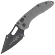 Microtech Stitch-A S/E Automatic Knife Natural Clear Aluminum, Black M390MK by Borka Blades and Tony Marfione (169-1NC)