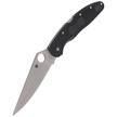Spyderco Police 4 Lightweight FRN Black PlainEdge Knife (C07PBK4)