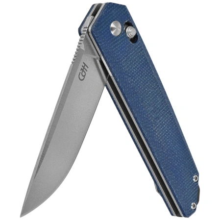 Nóż składany Herbertz CJH Blue Micarta, Satin D2 (10000586)