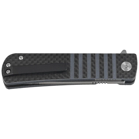 Nóż składany Bestech Titan Black Carbon Fiber/Blue G10, Stonewashed/Satin 154CM by Keanu Alfaro (BL04B)