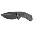 Bestech Buwaya Black Titanium, Black Stonewashed M390 by Kombou Knife (BT2203C)