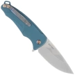 Medford Knife Smooth Criminal Tumbled Blade, Blue Handle, Flamed HW/Clip, S45VN (MK0394TQ-44AU-TFCF-Q4)