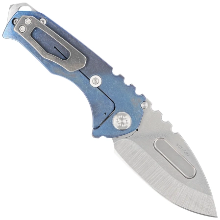 Medford Praetorian Genesis T Drop Point Blue, STD HW/Clip, NP3 Breaker, Tumbled S45VN (MK029STD-37A2-TSCS-BN)