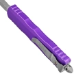 Microtech Dirac Delta D/E OTF Knife Purple Aluminum, Apocalyptic by Tony Marfione (227-10APPU)
