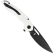 Bestech Knife Ornetta White G10, Black Stonewashed D2 by Kombou (BG50E)