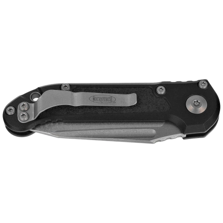 Microtech LUDT Gen III T/E Black Aluminum, Stonewashed M390MK by Tony Marfione (1136-10)