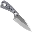 Nóż na szyję K25 Boot Knife Black/White G10, Satin 7Cr17Mov (32561)