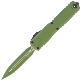 Nóż automatyczny OTF Microtech Ultratech Gen III ZBP D/E Green Cerakote Aluminium, Green Cerakote M390MK by Tony Marfione (1122-1GR-C20Z4)