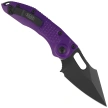 Nóż automatyczny Microtech Stitch-A S/E urple Aluminium, Black M390 by Borka Blades and Tony Marfione (169-1PU)