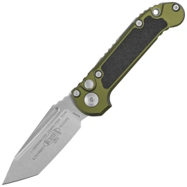 Nóż automatyczny Microtech LUDT Gen III T/E OD Green Aluminium, Stonewashed M390MK by Tony Marfione (1136-10OD)