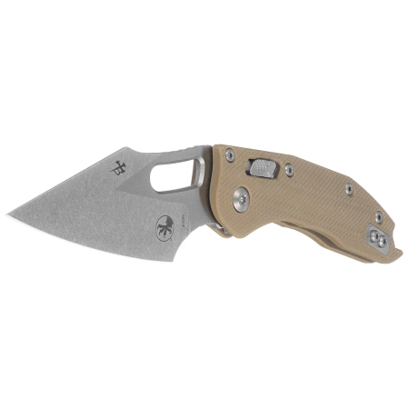Nóż składany Microtech Stitch Ram-Lok S/E Tan Fluted G10, Stonewashed M390MK by Borka Blades and Tony Marfione (169RL-10FLGTTA)