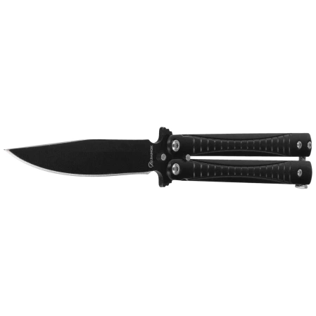 Nóż motylek Martinez Albainox Balisong Black Steel, Black 3Cr13Mov (02206)